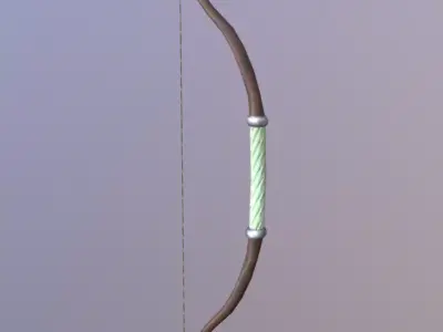 Elite Archer Bow Free low-poly 3D model