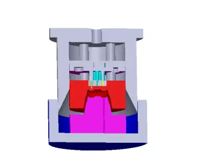 COFFEE CAPSULES ECCENTRIC MATRIX MOLD 3D model