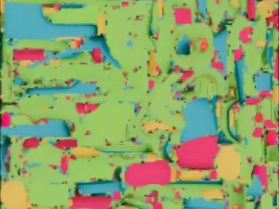 Bright Water Squirt Gun 3D Model Low-poly 3D model