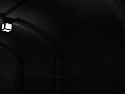 Medieval Corridor 3D model