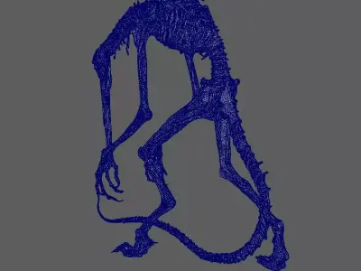 Creature 3D model 5