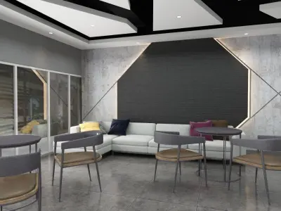 Dance Studio 3D model