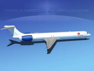 McDonnell Douglas MD80 AEI 3D model