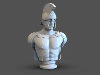 Roman Soldier Bust 3D print model