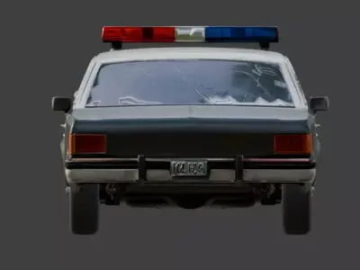 Possessed Authority Interceptor 3D Model Low-poly 3D model