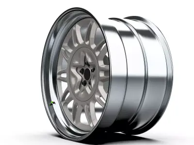 E-4SX Rims 22 Style Custom 3D model