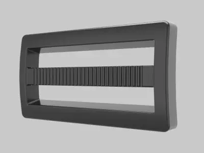 Strap Buckle 3D model