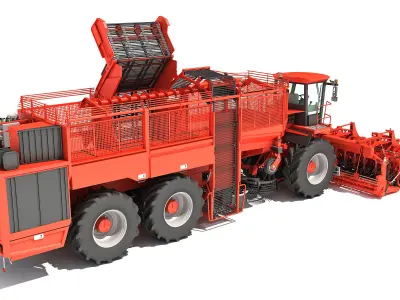Sugar Beet Harvester Holmer Terra 3D model
