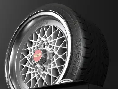 BBS MAHLE Low-poly 3D model