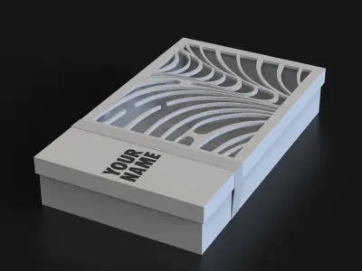 Stylized Box 1 Low-poly 3D model
