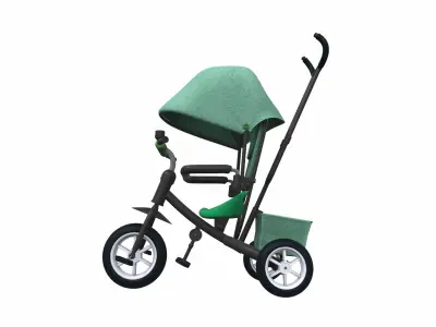 Baby stroller tricycle 01 3D model