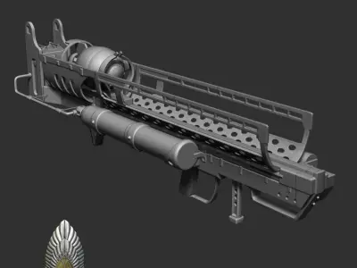 Fallout Nuke Launcher 3d digital download 3D print model purchase