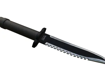 Rambo First Blood Dagger 3D model