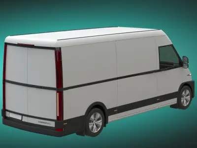 Generic Commercial Cargo Van Prototype 2 3D model
