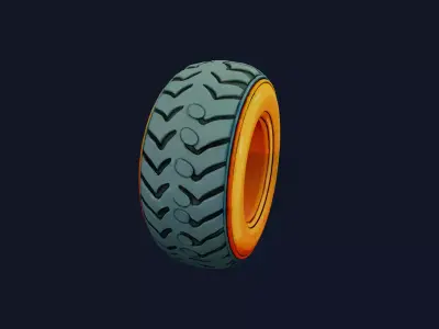 Vehicle Tyre  3D model