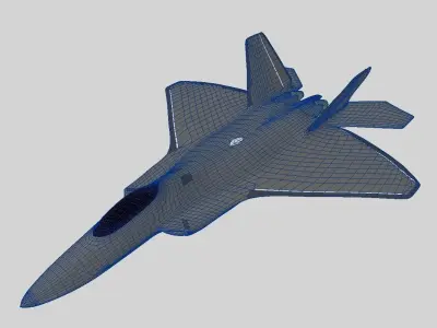 F-22 raptor 3D model