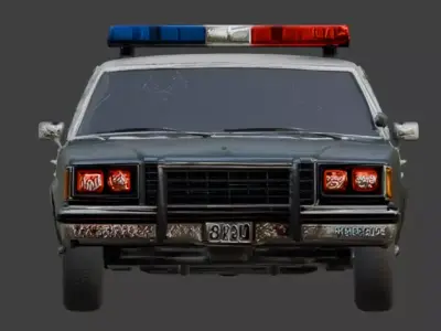 Possessed Authority Interceptor 3D Model Low-poly 3D model