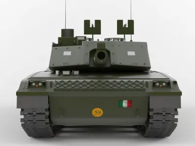 C1 Ariete 3D model by javidan