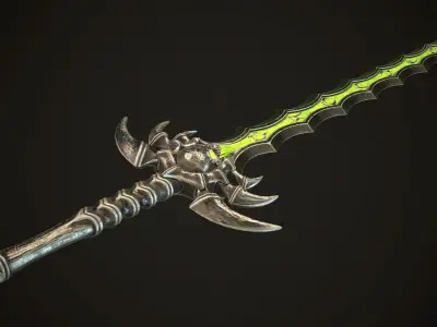 Undead Great Sword Low-poly 3D model