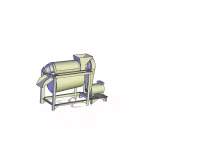 Industrial Fruit juice extractor 3D model