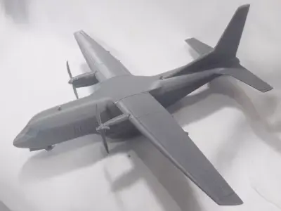 CN-235 Tetuko IPTN PTDI Propeler Aircraft Scale 1-72 3D print model