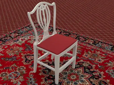 Georgian Dining Chair 3D model