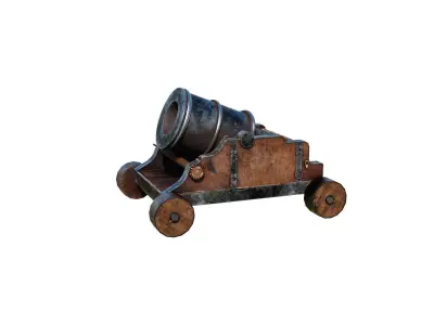 Old Mortar Free low-poly 3D model