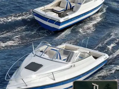 fishing boat 2 3D model