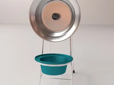 Coconut Scraper 3D model