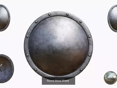 Shields 3D Model Pack