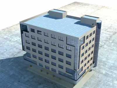 Office Building 3D model 302