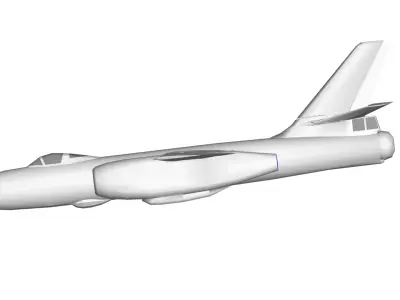 Ilyushin Il-28 3D model purchase