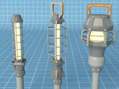 Industrial Kitbash - 12 - 100 pieces 3D model