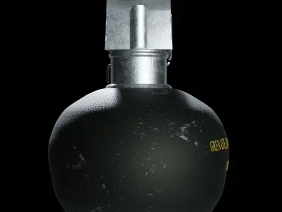 Grenade Free 3D model 5