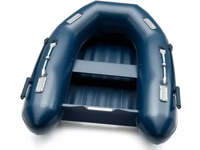 Navy Inflatable Boat model pack Low-poly 3D model