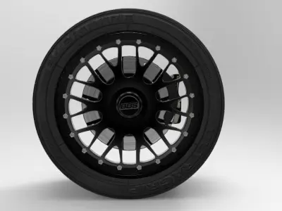 BBS rim 3D model