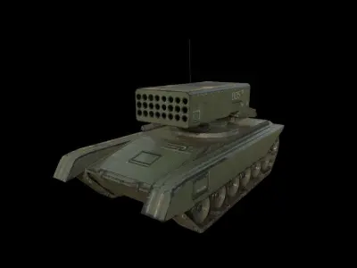 Military Vehicle Pack 06  Low-poly 3D model