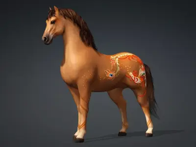 Horse C1 Free 3D model