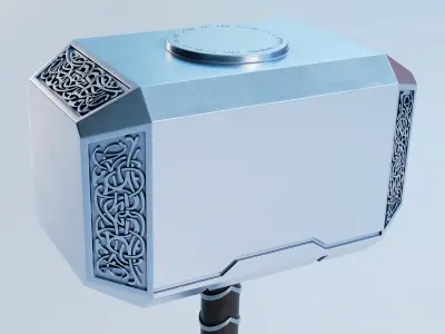 Thors Hammer 3D model