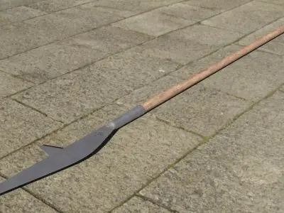 Bill Polearm Low-poly 3D model