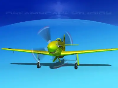 P-51 Mustang Sport Ole Yeller 3D model