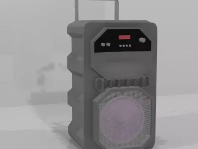 speaker Free low-poly 3D model
