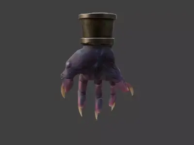 Hand of Cursed Fate Low-poly 3D model