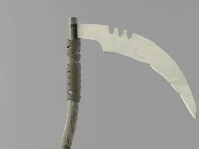 Scythe Low-poly 3D model purchase