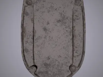 Antique sharpener Low-poly 3D model