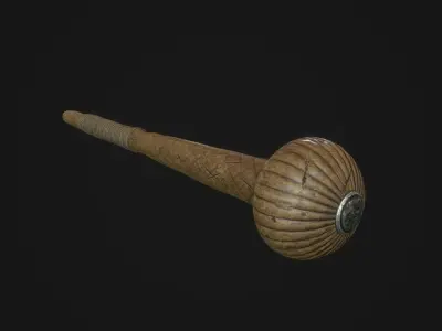 Kerrie Zulu Mace Low-poly 3D model