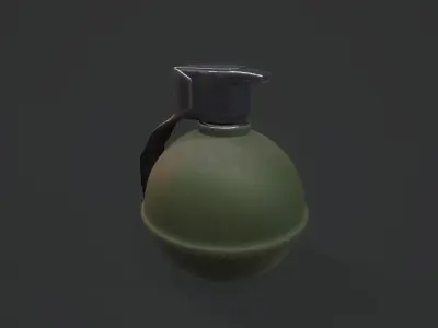 M67 - Grenade - Models and Textures Low-poly Low-poly 3D model