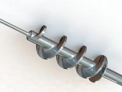 Hand Crank Operated Briquette Machine 3D model