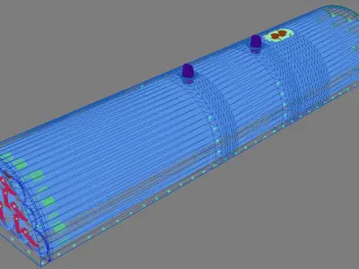 LWL-12-A Rocket Launcher 3D model
