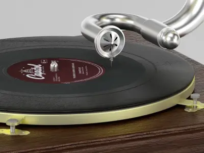 Grammafon gramophone 3D model